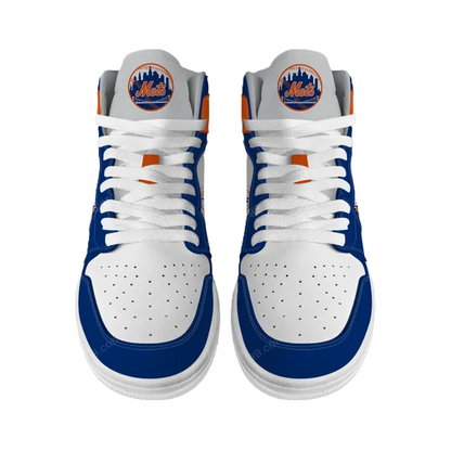 LIMITED EDITION - NEW CUSTOMIZED MLB17 NY METS AIR JORDAN SNEAKERS