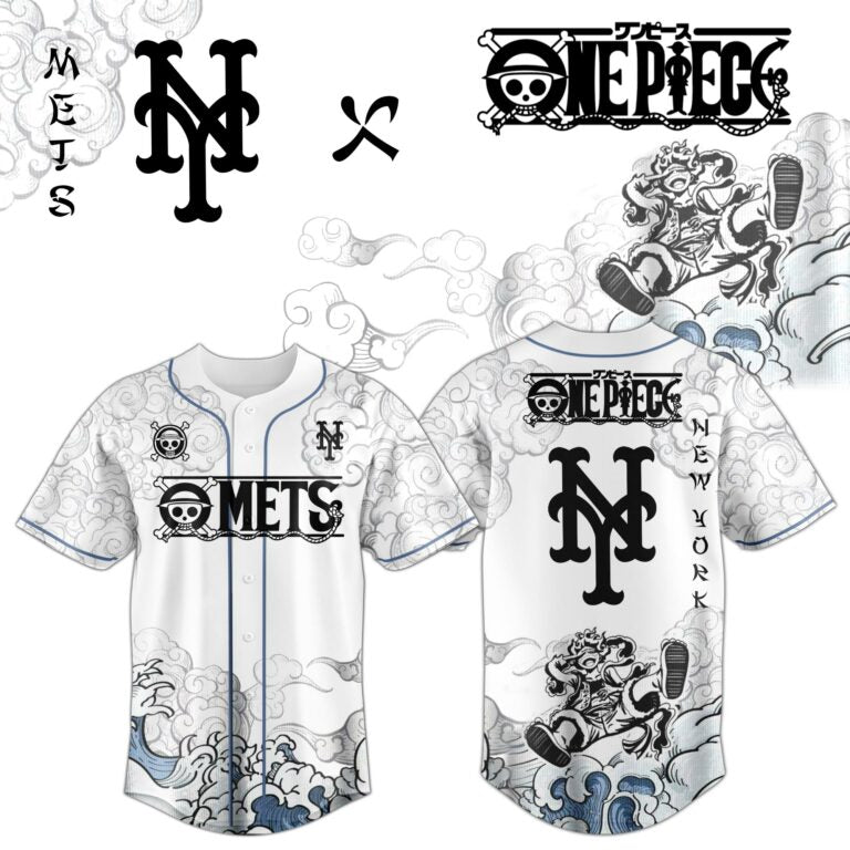 LIMITED EDITION - NEW CUSTOMIZED MLB17 NYM NEW YORK METS x ONE PIECE BASEBALL JERSEY & CAP