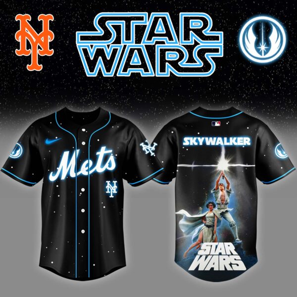 LIMITED EDITION - NEW CUSTOMIZED MLB17 NY METS x STAR WARS BASEBALL JERSEY