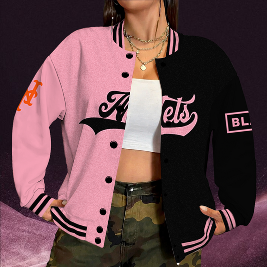 LIMITED EDITION - NEW CUSTOMIZED MLB17 NYM NEW YORK METS SATIN VARSITY & BASEBALL JACKET