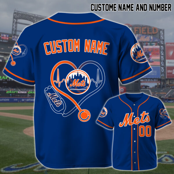 LIMITED EDITION - NEW CUSTOMIZED MLB17 NY METS BASEBALL JERSEY
