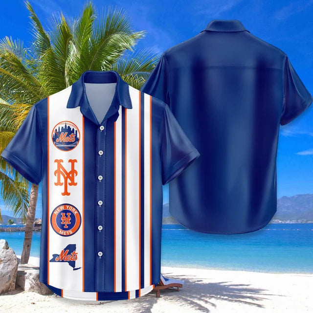 LIMITED EDITION - NEW CUSTOMIZED MLB17 NYM NEW YORK METS UNISEX HAWAIIAN SHIRT