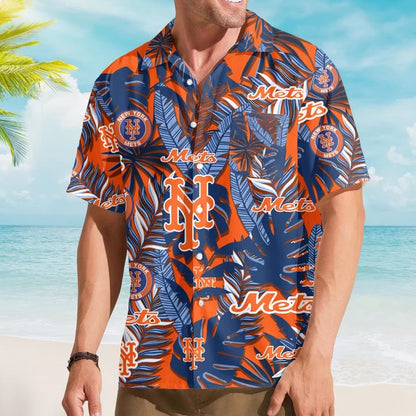 LIMITED EDITION - NEW CUSTOMIZED MLB17 NYM NEW YORK METS UNISEX HAWAIIAN SHIRT