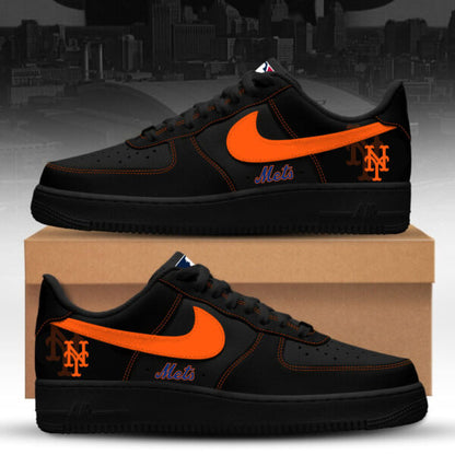 LIMITED EDITION - NEW CUSTOMIZED MLB17 NY METS AF1 SNEAKERS