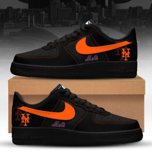 LIMITED EDITION - NEW CUSTOMIZED MLB17 NY METS AF1 SNEAKERS