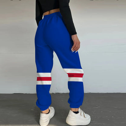 LIMITED EDITION - NEW CUSTOMIZED NHL24 NYR NEW YORK RANGERS COMBO HOODIE & LONGPANTS