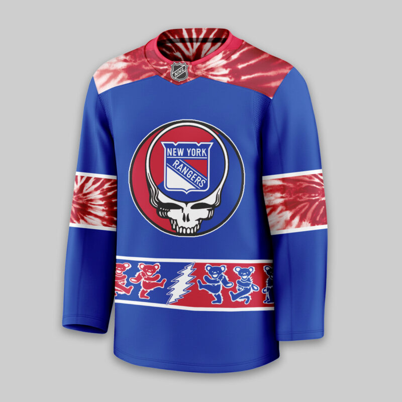 [SUPER SALE] NEW CUSTOMIZED NHL24 NYR NEW YORK RANGERS UNISEX HOCKEY JERSEY
