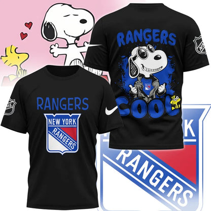 LIMITED EDITION - NEW CUSTOMIZED NHL24 NYR NEW YORK RANGERS X SNOOPY T-SHIRT, SWEATSHIRT, HOODIE & ZIP HOODIE
