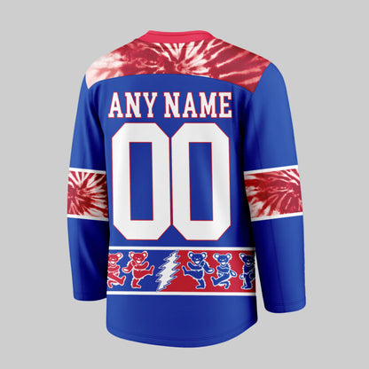 [SUPER SALE] NEW CUSTOMIZED NHL24 NYR NEW YORK RANGERS UNISEX HOCKEY JERSEY