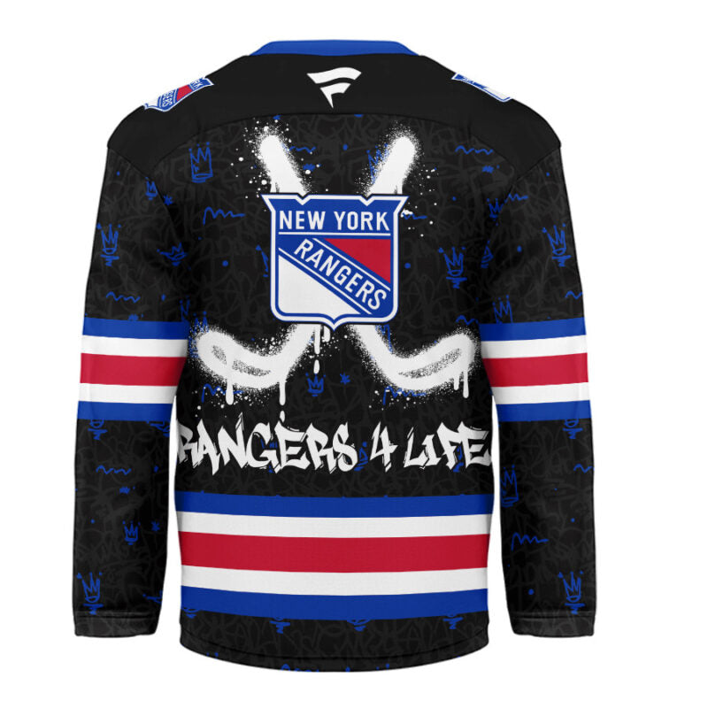 LIMITED EDITION - NEW CUSTOMIZED NHL24 NY RANGERS UNISEX HOCKEY JERSEY