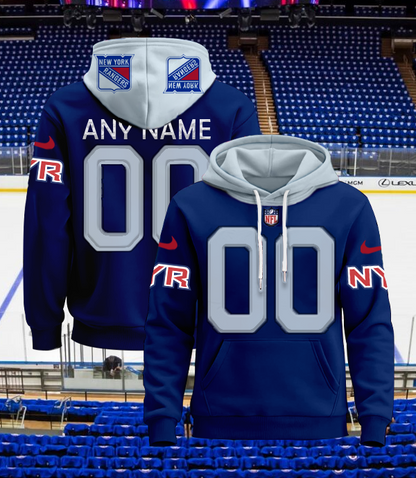 LIMITED EDITION - NEW CUSTOMIZED NHL24 NYR NEW YORK RANGERS UNISEX T-SHIRT, POLO, HOODIE & JACKETS
