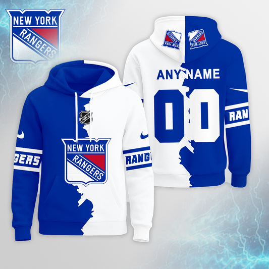 LIMITED EDITION - NEW CUSTOMIZED NHL24 NYR NEW YORK RANGERS UNISEX T-SHIRT, POLO, HOODIE & JACKETS