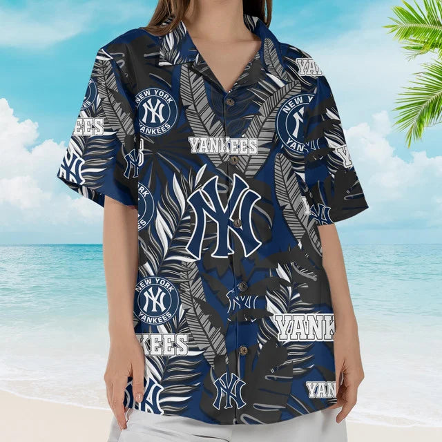 [FLASH SALE] NEW CUSTOMIZED MLB01 NYY NEW YORK YANKEES UNISEX HAWAIIAN SHIRT