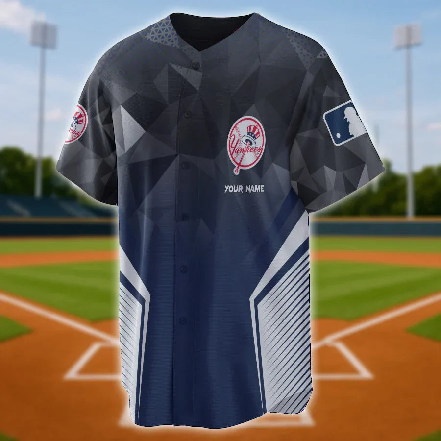 [FLASH SALE] NEW CUSTOMIZED MLB01 NYY NEW YORK YANKEES BASEBALL JERSEY