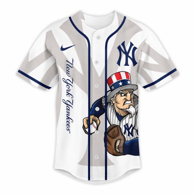[FLASH SALE] NEW CUSTOMIZED MLB01 NYY NEW YORK YANKEES BASEBALL JERSEY