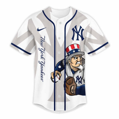 [FLASH SALE] NEW CUSTOMIZED MLB01 NYY NEW YORK YANKEES BASEBALL JERSEY