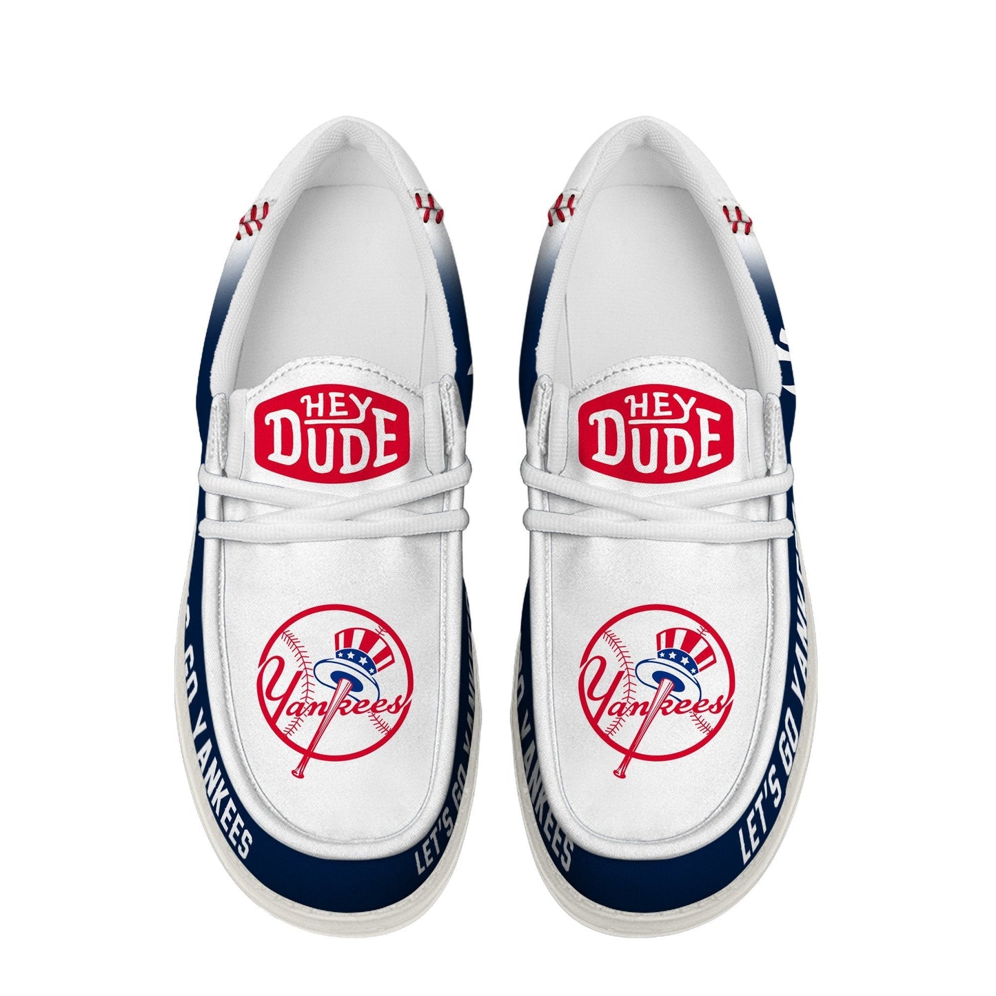 [FLASH SALE] NEW CUSTOMIZED MLB01 NYY NEW YORK YANKEES LOAFER SHOES