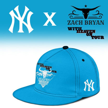LIMITED EDITION - NEW CUSTOMIZED MLB01 NYY NEW YORK YANKEES x ZACH BRYAN BASEBALL JERSEY & CAP