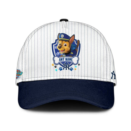 LIMITED EDITION - NEW CUSTOMIZED MLB01 NYY NEW YORK YANKEES x PAW PATROL BASEBALL JERSEY & CAP