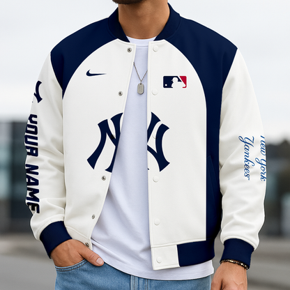 LIMITED EDITION - NEW CUSTOMIZED MLB01 NYY NEW YORK YANKEES BASEBALL JACKET