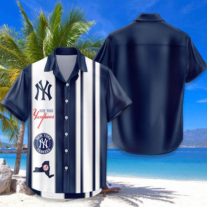 [FLASH SALE] NEW CUSTOMIZED MLB01 NYY NEW YORK YANKEES UNISEX HAWAIIAN SHIRT