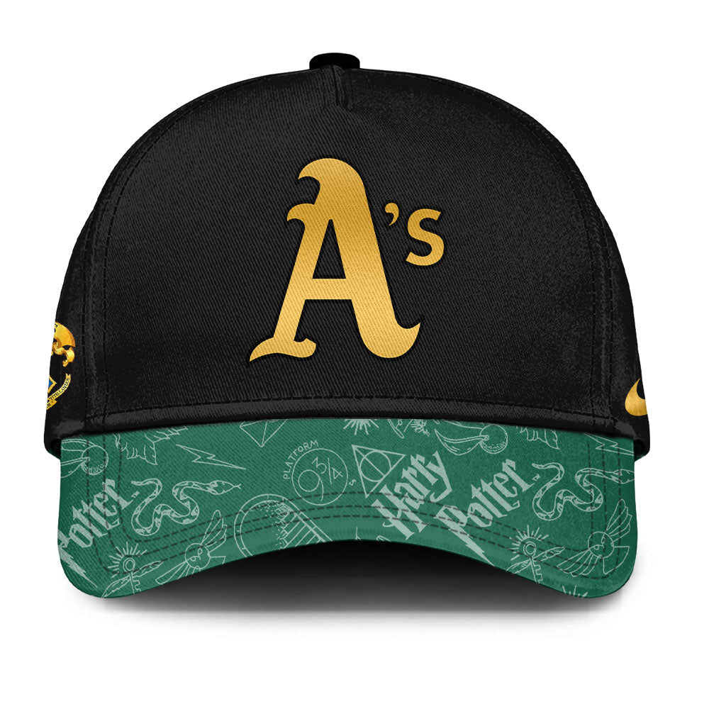 LIMITED EDITION - NEW CUSTOMIZED MLB23 OL ATHLETICS x HARRY POTTER BASEBALL JERSEY & CAP