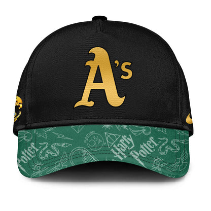 LIMITED EDITION - NEW CUSTOMIZED MLB23 OL ATHLETICS x HARRY POTTER BASEBALL JERSEY & CAP