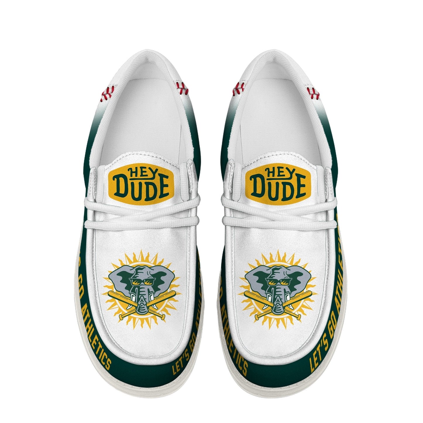 LIMITED EDITION - NEW CUSTOMIZED MLB23 OAS OAKLAND ATHLETICS LOAFER SHOES