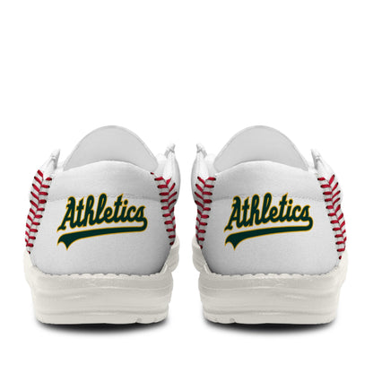 LIMITED EDITION - NEW CUSTOMIZED MLB23 OAS OAKLAND ATHLETICS LOAFER SHOES