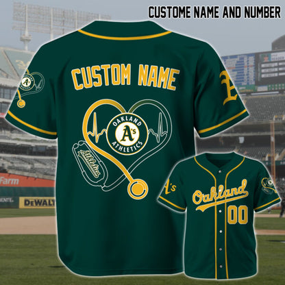 LIMITED EDITION - NEW CUSTOMIZED MLB23 OL ATHLETICS BASEBALL JERSEY