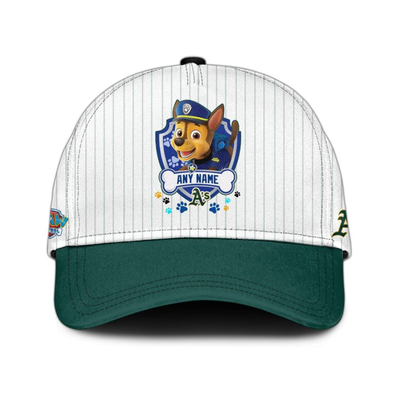LIMITED EDITION - NEW CUSTOMIZED MLB23 OAS OAKLAND ATHLETICS x PAW PATROL BASEBALL JERSEY & CAP