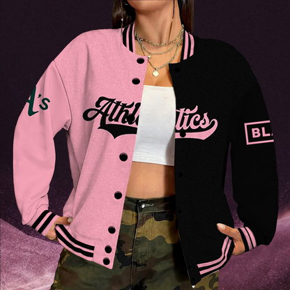 LIMITED EDITION - NEW CUSTOMIZED MLB23 OAS OAKLAND ATHLETICS SATIN VARSITY & BASEBALL JACKET