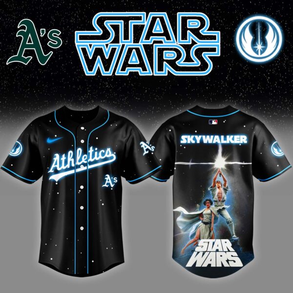 LIMITED EDITION - NEW CUSTOMIZED MLB23 OL ATHLETICS x STAR WARS BASEBALL JERSEY