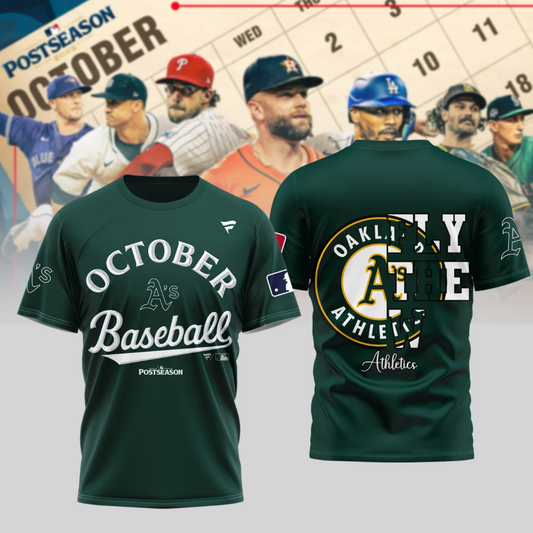 LIMITED EDITION - NEW CUSTOMIZED MLB23 OAS OAKLAND ATHLETICS T-SHIRT, HOODIE, ZIP HOODIE
