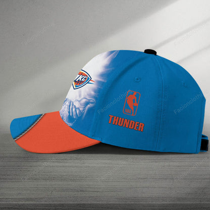 LIMITED EDITION - NEW CUSTOMIZED NBA01 OCT OKLAHOMA CITY THUNDER CLASSIC CAP