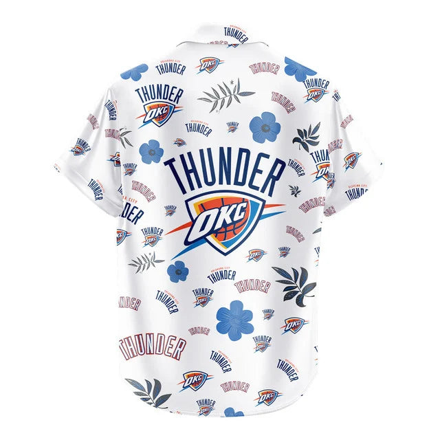 LIMITED EDITION - NEW CUSTOMIZED NBA01 OCT OKLAHOMA CITY THUNDER UNISEX HAWAIIAN SHIRT & SHORTS SET
