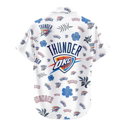 LIMITED EDITION - NEW CUSTOMIZED NBA01 OCT OKLAHOMA CITY THUNDER UNISEX HAWAIIAN SHIRT & SHORTS SET