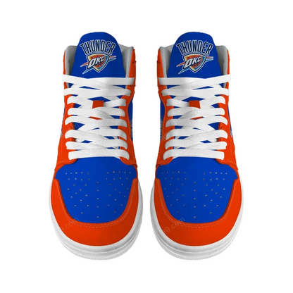 [HOT DEAL] NEW CUSTOMIZED NBA01 OCT OKLAHOMA CITY THUNDER AIR JORDAN SNEAKERS