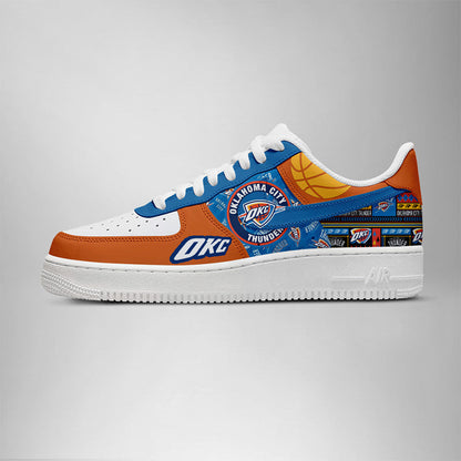 [HOT DEAL] NEW CUSTOMIZED NBA01 OCT OKLAHOMA CITY THUNDER AF1 SHOES