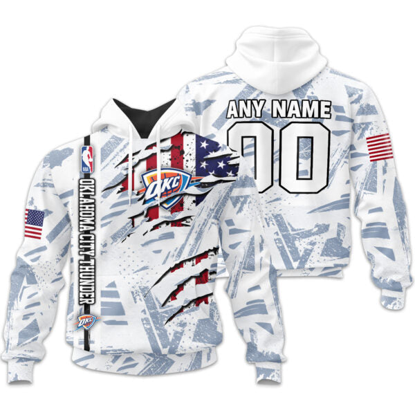 LIMITED EDITION - NEW CUSTOMIZED NBA01 OCT OKLAHOMA CITY THUNDER UNISEX T-SHIRT, POLO, HOODIE & JACKETS