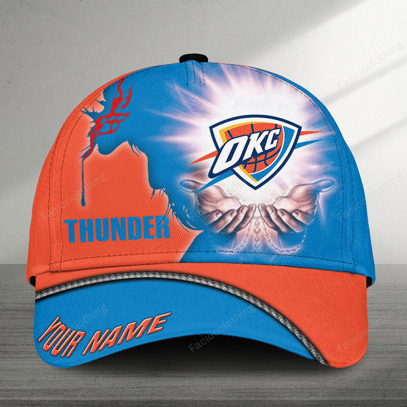 LIMITED EDITION - NEW CUSTOMIZED NBA01 OCT OKLAHOMA CITY THUNDER CLASSIC CAP