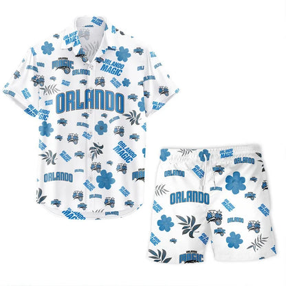 LIMITED EDITION - NEW CUSTOMIZED NBA15 OMA ORLANDO MAGIC UNISEX HAWAIIAN SHIRT & SHORTS SET