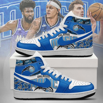 [HOT DEAL] NEW CUSTOMIZED NBA15 OMA ORLANDO MAGIC AIR JORDAN SNEAKERS