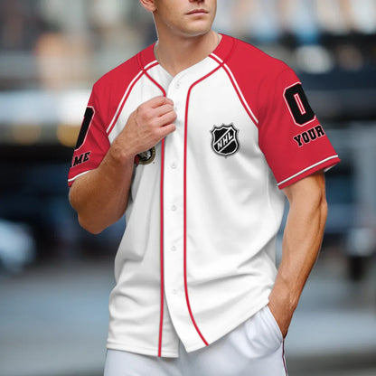 LIMITED EDITION - NEW CUSTOMIZED NHL29 OSN OTTAWA SENATORS BASEBALL JERSEY