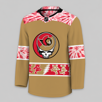 [SUPER SALE] NEW CUSTOMIZED NHL29 OSN OTTAWA SENATORS UNISEX HOCKEY JERSEY