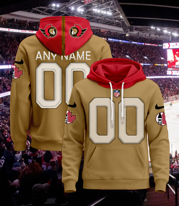 LIMITED EDITION - NEW CUSTOMIZED NHL29 OSN OTTAWA SENATORS UNISEX T-SHIRT, POLO, HOODIE & JACKETS