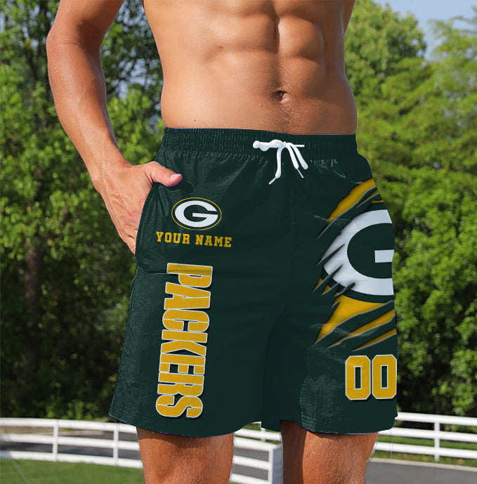 LIMITED EDITION - NEW PREMIUM NFL08 GBP GREEN BAY PACKERS SHORT PANTS