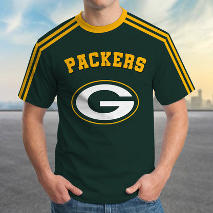 LIMITED EDITION - NEW PREMIUM NFL08 GBP GREEN BAY PACKERS UNISEX T-SHIRT