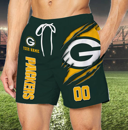 LIMITED EDITION - NEW PREMIUM NFL08 GBP GREEN BAY PACKERS SHORT PANTS