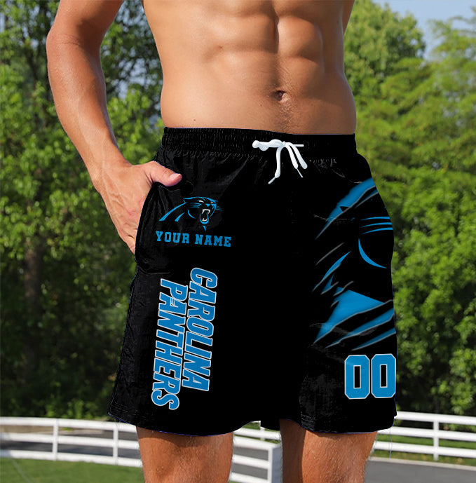LIMITED EDITION - NEW PREMIUM NFL23 CLP CAROLINA PANTHERS SHORT PANTS
